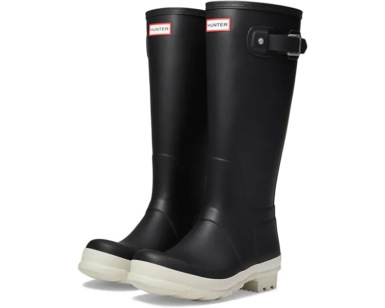 Ботинки Hunter Original Tall Rain Boots, цвет Black/White Willow