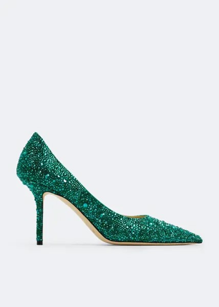 Туфли Jimmy Choo Love 85, зеленый