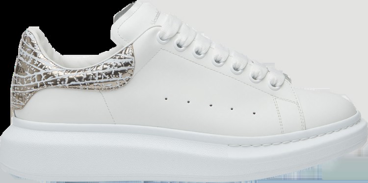 Кроссовки Alexander McQueen Oversized Sneaker 'Dragonfly Print - White Silver', белый