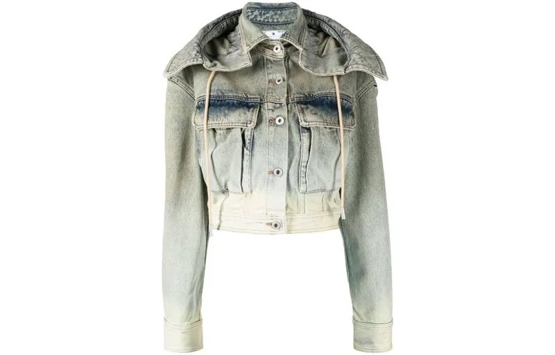 OFF-WHITE Женская куртка, цвет Light Green
