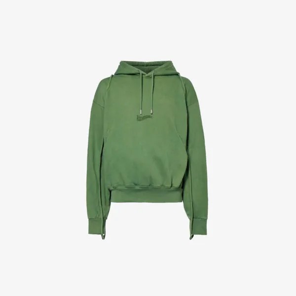 Le Sweatshirt Толстовка из органического хлопкового джерси с фирменным логотипом Camargue Jacquemus, зеленый