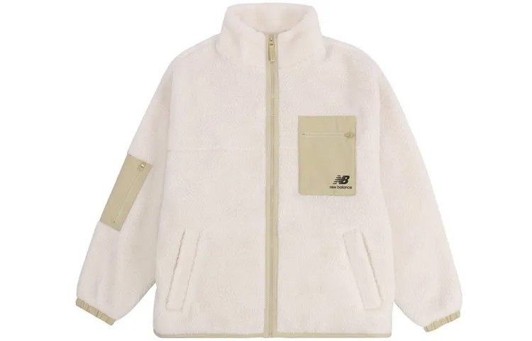 Женская бархатная куртка New Balance, цвет Beige