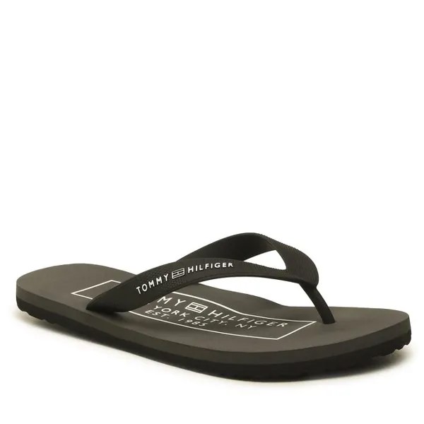 Шлепанцы Tommy Hilfiger RubberHilfiger Beach, черный