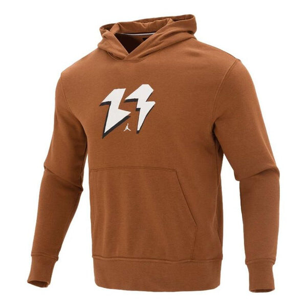Толстовка Air Jordan Flight MVP Fleece Pullover Hoodie 'Light British Tan', цвет light british tan/sail