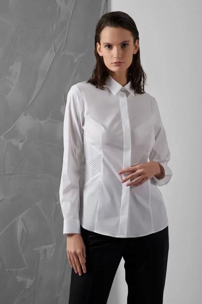 Блузка с контрастными деталями VASSA&Co