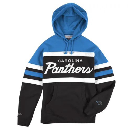 Mitchell - Ness Head Coach Hoodie Mens Black, Blue Повседневная верхняя одежда FPHDSC19029-