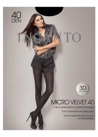 Колготки Incanto Microvelvet 40, 40 den, размер 2-S, nero (черный)