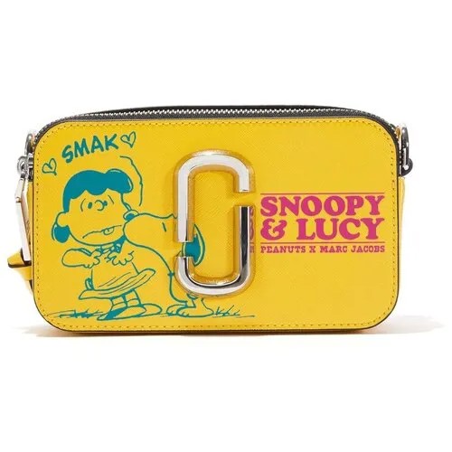 Marc Jacobs (THE) Желтая сумка сумка Snapshot Peanuts x Marc Jacobs