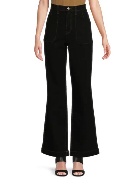 Расклешенные джинсы Sophie Topstitch Joie, цвет North Avalon Black