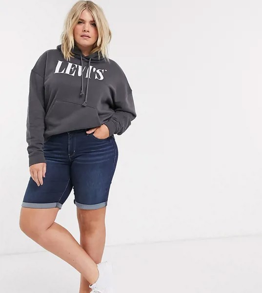 Шорты с отворотами Levi's Plus-Синий