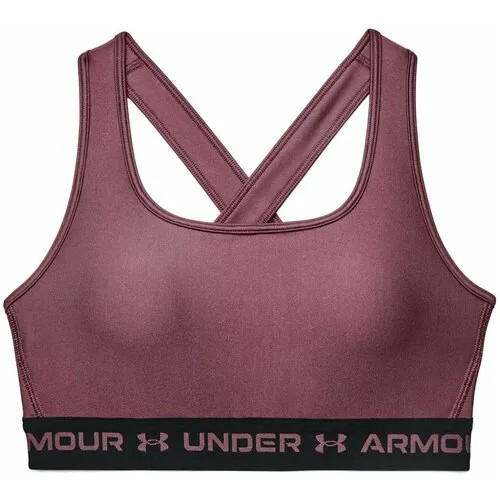 Топ Under Armour, размер XS, черный, розовый