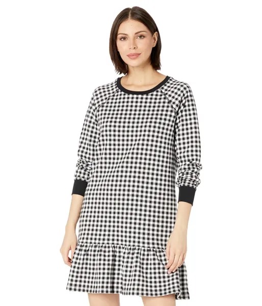 Платье Draper James, Sweatshirt Dress in Gingham