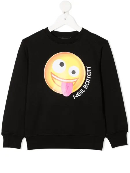 Neil Barrett Kids толстовка Smiley