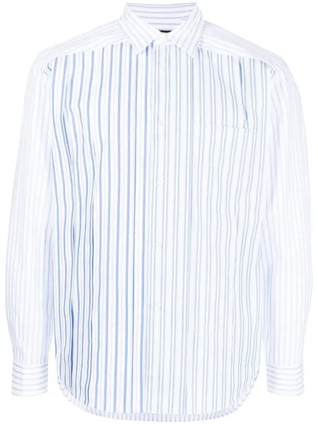 Comme Des Garçons Homme Deux striped long-sleeve shirt