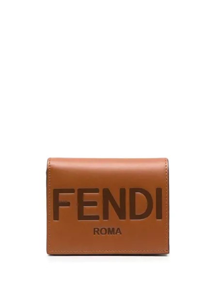 Fendi кошелек с тисненым логотипом