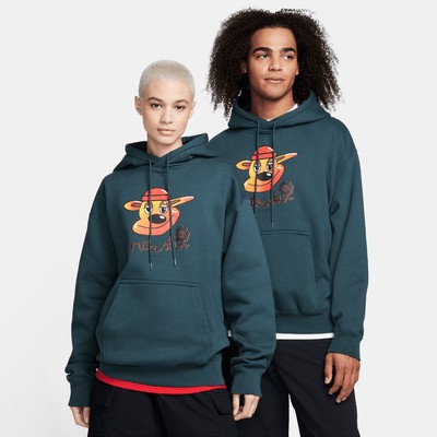 Худи Nike SB Fleece Pullover Skate Hoodie, цвет Deep Jungle