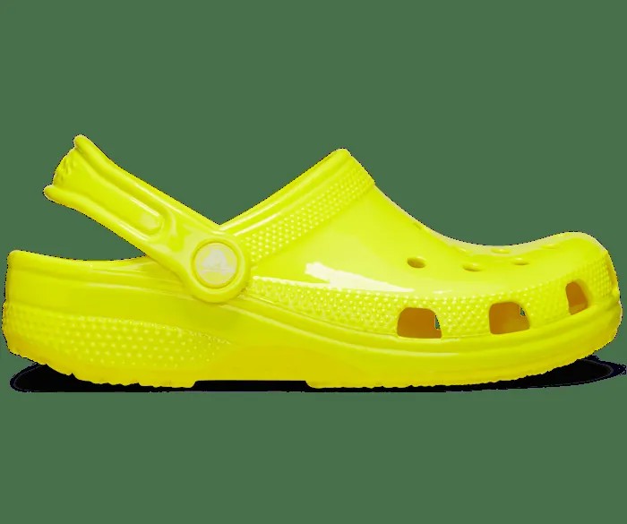 Классические неоновые сабо-хайлайтеры Crocs женские, цвет Acidity