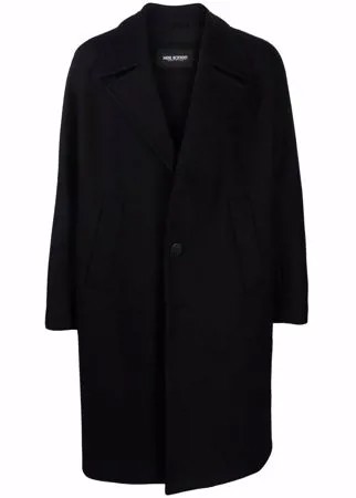Neil Barrett однобортное пальто длины миди
