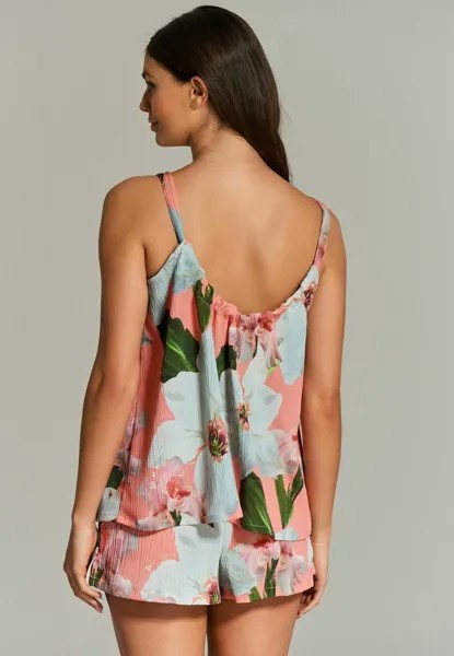 Пижамный комплект FLORAL CRINKLE SET, REGULAR FIT Ted Baker, розовый