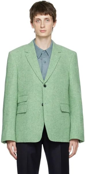 Зеленый спортивный пиджак Thom Browne