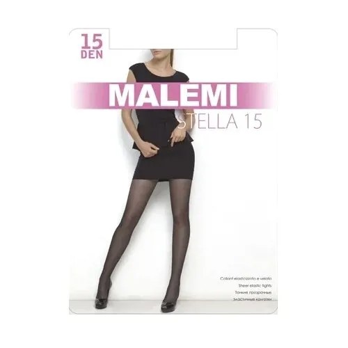 Колготки Malemi Stella, 15 den, размер IV, grafit (серый), 5 пар