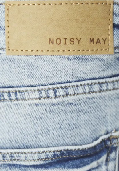 Джинсовые шорты NMCOSY REGULAR Noisy May, светло-голубой деним
