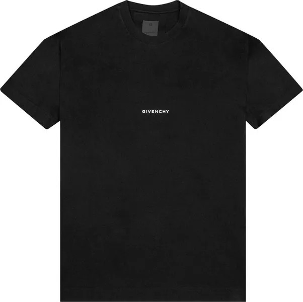 Футболка Givenchy Slim Fit Print T-Shirt 'Black', черный