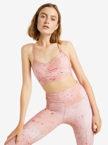 Спортивный топ бра Reebok Les Mills Strappy, Оранжевый