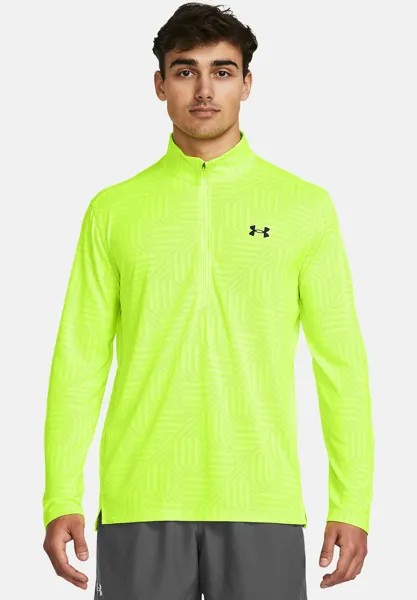 Вязаный свитер LONG-SLEEVES TECH VENT GTESSA Under Armour, цвет high vis yellow