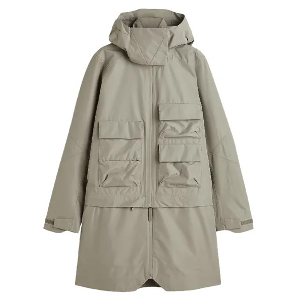 Парка H&M StormMove, светлый хаки