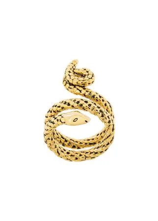 Aurelie Bidermann кольцо в виде змеи
