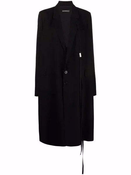 Ann Demeulemeester single-breasted tailored coat