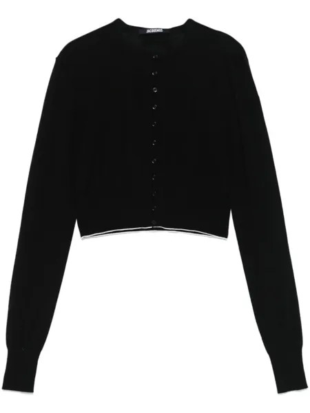 Jacquemus пляжный кардиган, черный