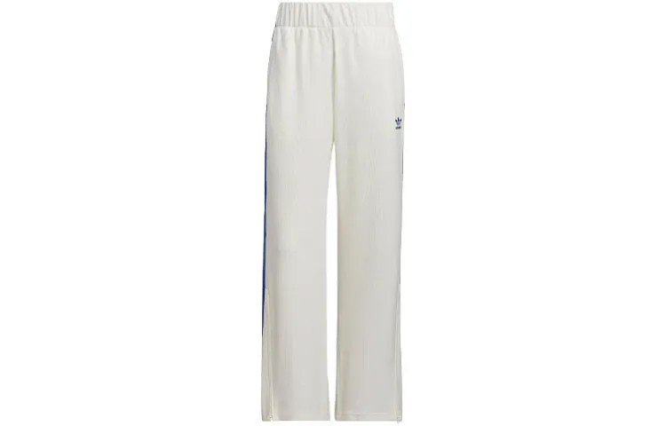 Трикотажные спортивные штаны женские белые Adidas Originals