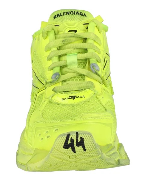 Двухцветные кроссовки Runner Balenciaga, цвет Bright Green