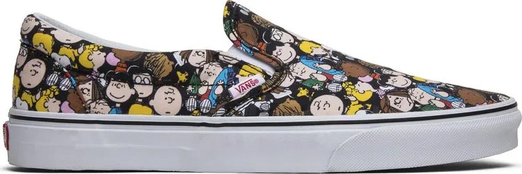 Кеды Vans Peanuts x Classic Slip-On The Gang, разноцветный