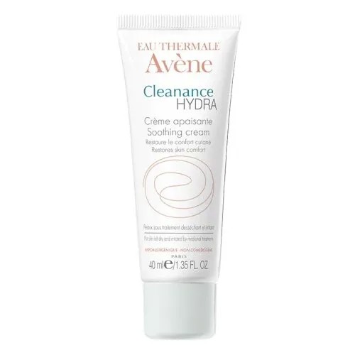 AVENE Cleanance HYDRA Успокаивающий крем для пересушенной проблемной кожи, 40 мл