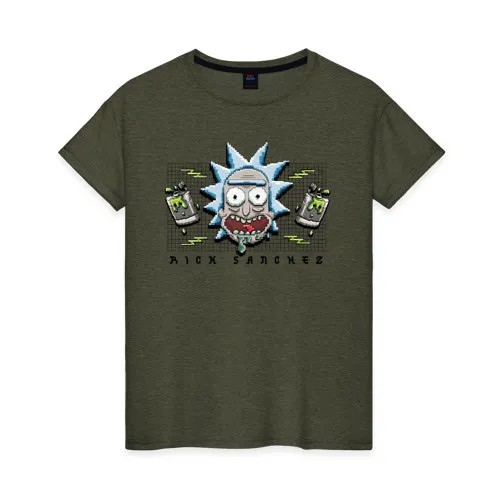 Футболка женская ВсеМайки 2560407 хаки XXXL