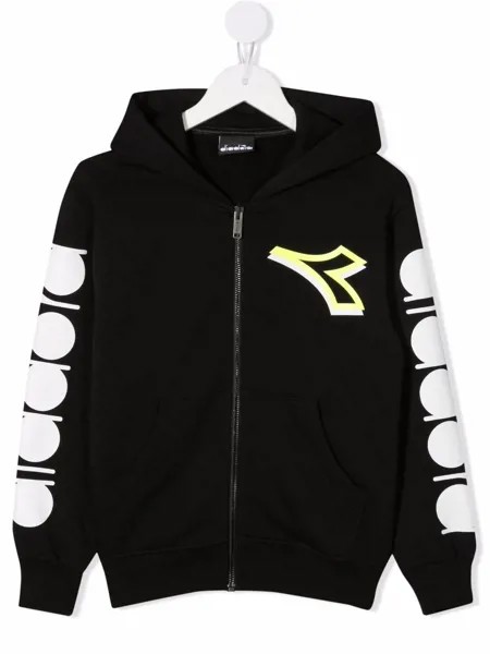 Diadora Junior худи на молнии с логотипом