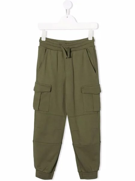 Stella McCartney Kids брюки карго с кулиской