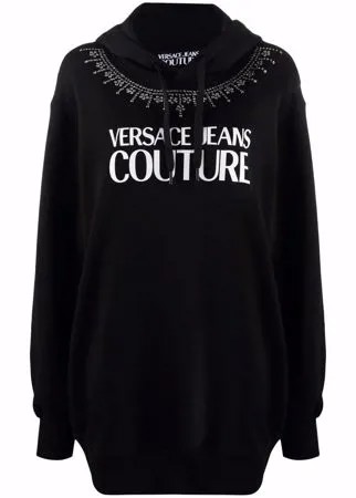 Versace Jeans Couture платье-худи с логотипом