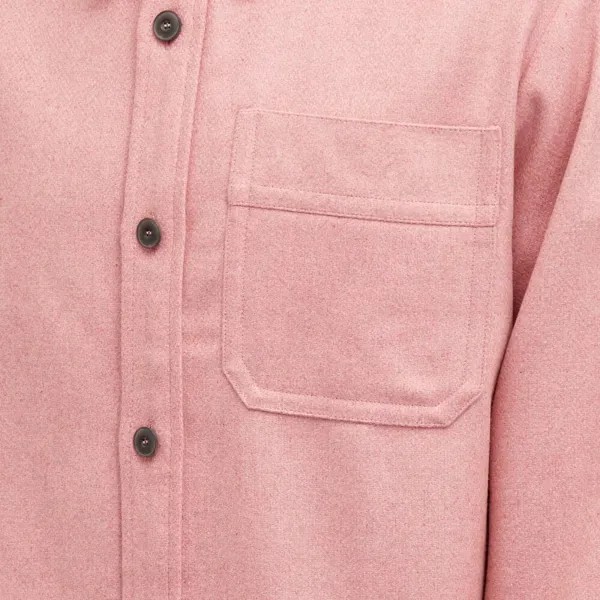 A.P.C. Шерстяная рубашка basile, розовый
