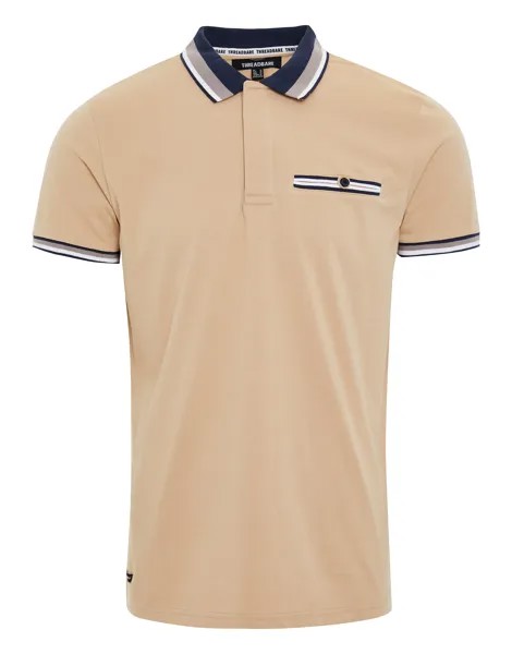 Поло Threadbare Kurzarm Polo THB Polo Selma, цвет Oatmilk