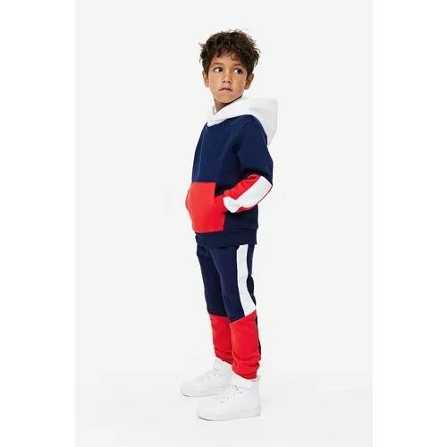 Брюки спортивные H&M, размер 98, белый