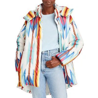 Теплая куртка-пуховик Aqua Womens Pilo Cocoon с принтом BHFO 8400