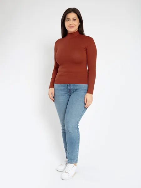 Водолазка женская Magic Lady cl0001_c1067 коричневая 40-42 RU