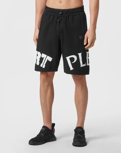 Спортивные шорты Plein Sport, цвет Black / White