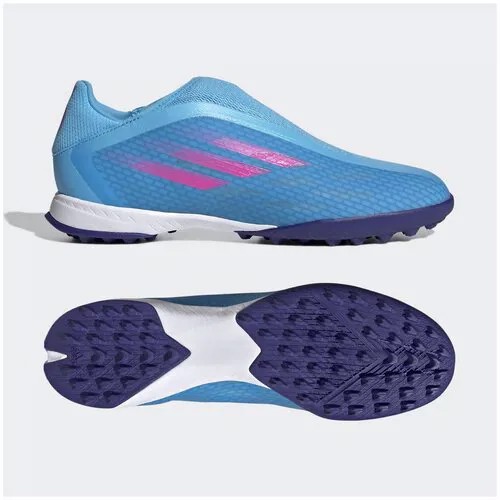 Шиповки adidas, футбольные, размер 44, голубой