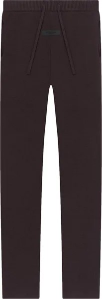 Брюки Fear of God Essentials Knit Lounge Pant 'Plum', коричневый