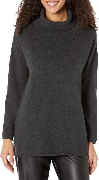 Свитер Turtleneck Tunic Eileen Fisher, цвет Charcoal